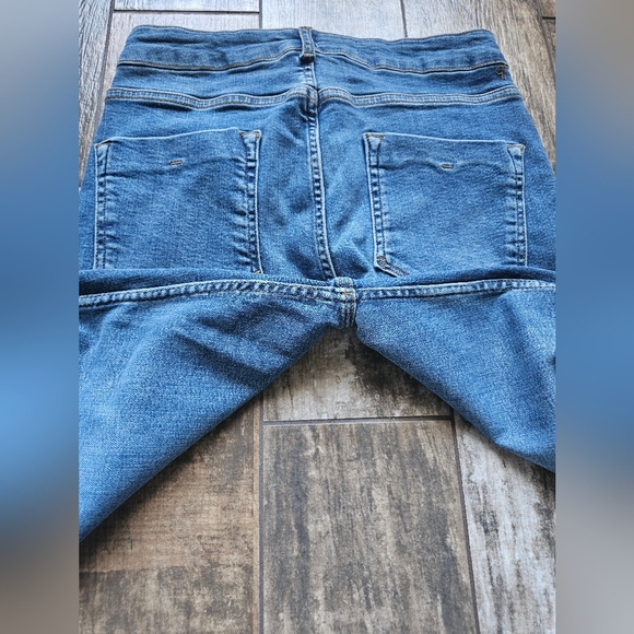 Pilcro The Annie High Rise Straight Leg Jeans Size 28 EUC Raw Hem Anthropologie - Picture 12 of 15